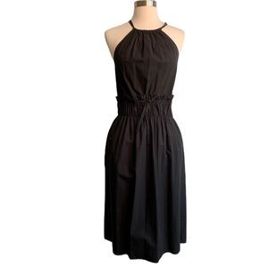 Zara Trafaluc Black Cotton Dress